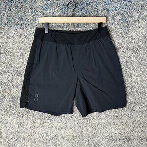 On Running Lightweight Shorts Mens Medium Black Athletic Run On Clouds Quick Dry